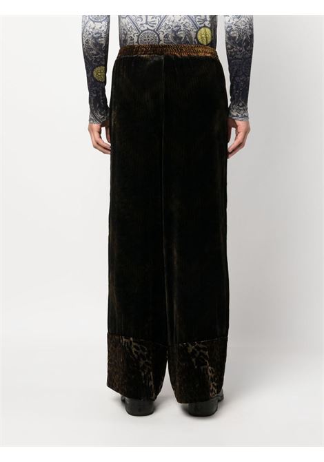 pantalone palazzo in velluto PIERRE LOUIS MASCIA | Pantalone | KANADA/PT11665113